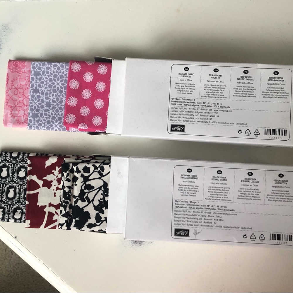 Stampin Up! Fabric